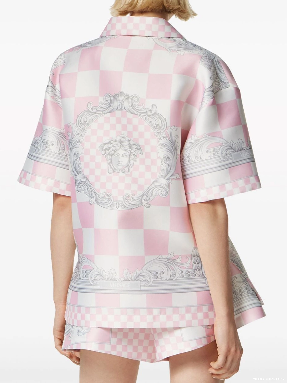 Cheap checked shirt Barocco Versace Women 0731